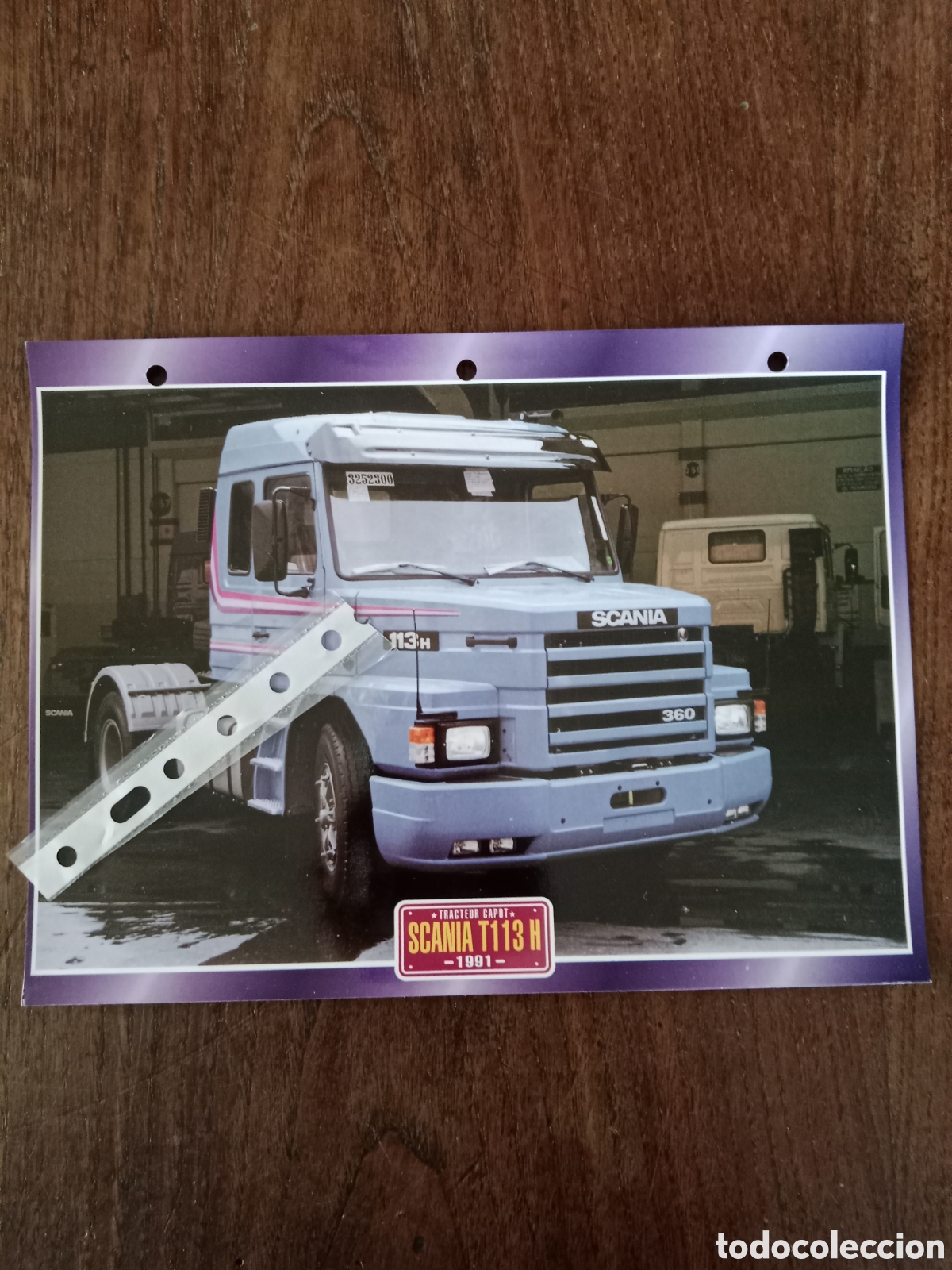 Outros artigos de papel: Ficha cami&oacute;n Scania T 113 H