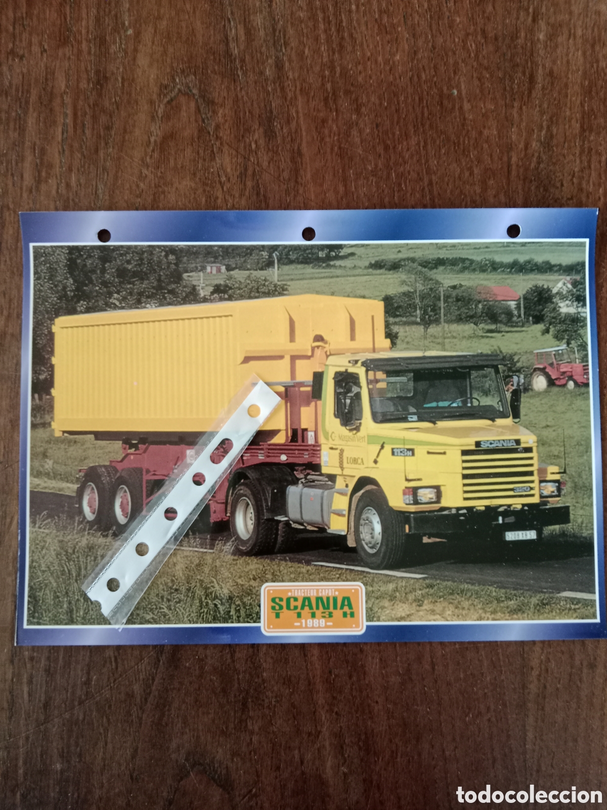 Outros artigos de papel: Ficha cami&oacute;n Scania T 113 H