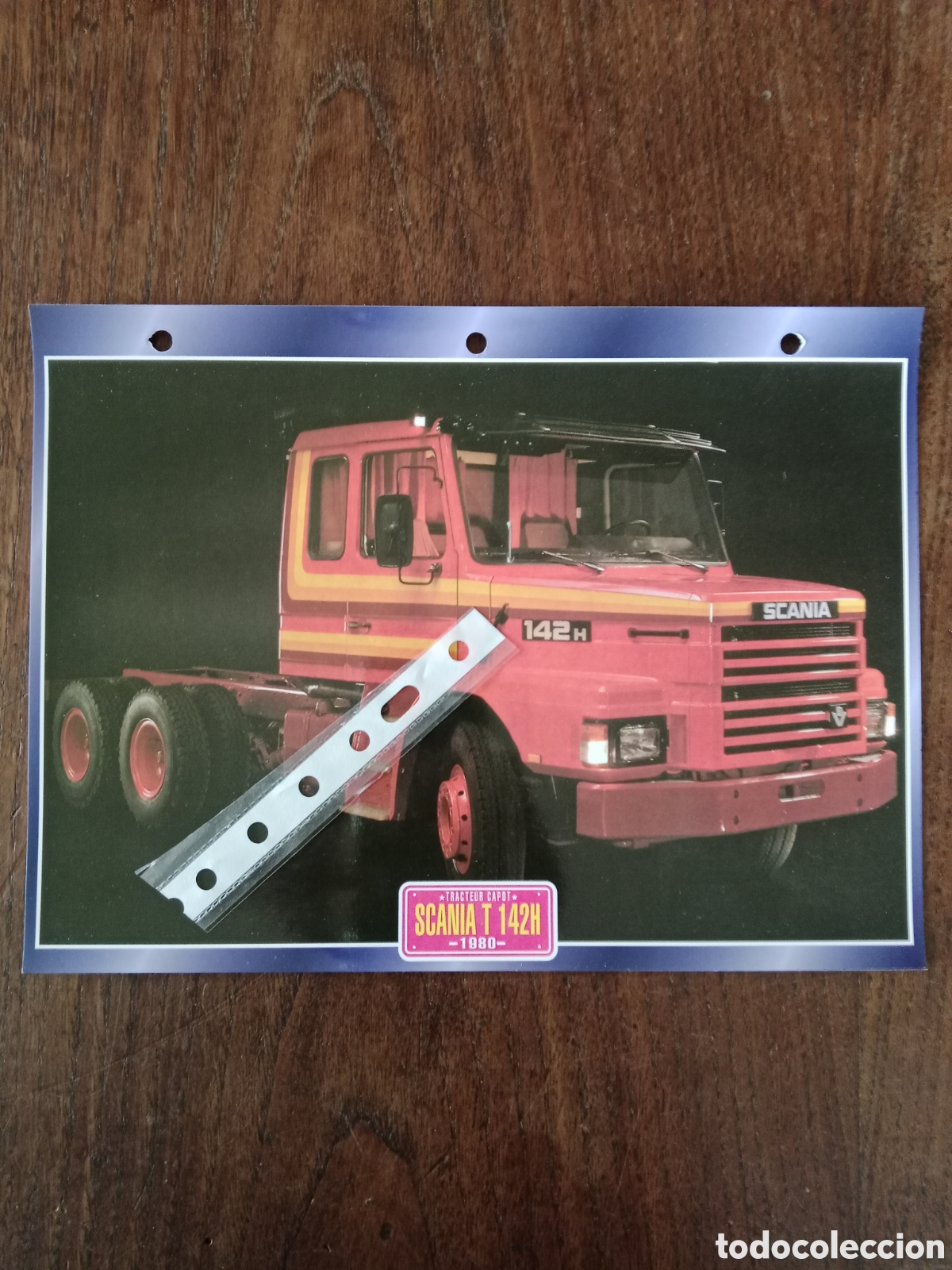 Outros artigos de papel: Ficha cami&oacute;n Scania T 142 H