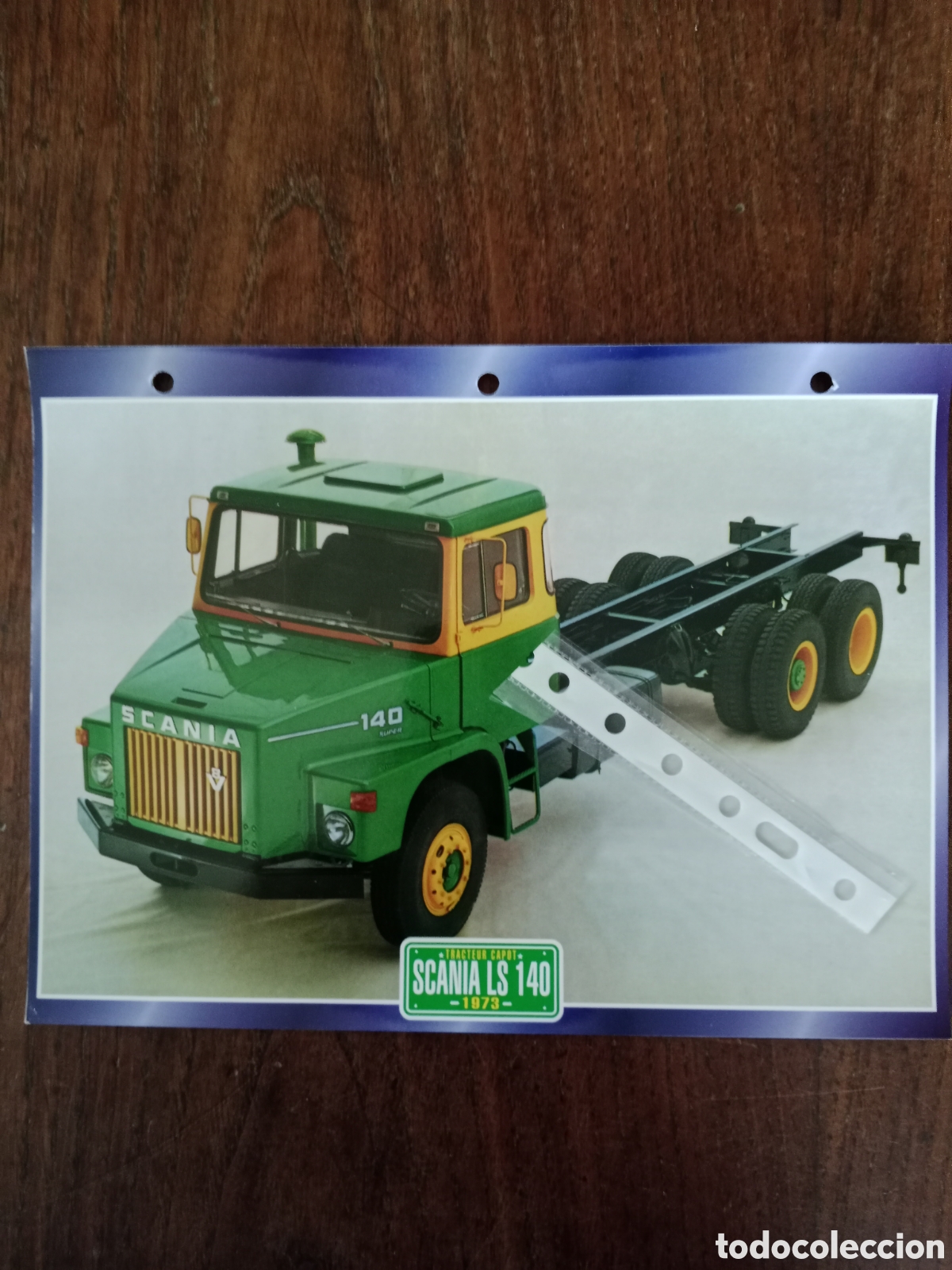 Outros artigos de papel: Ficha cami&oacute;n Scania LS 140