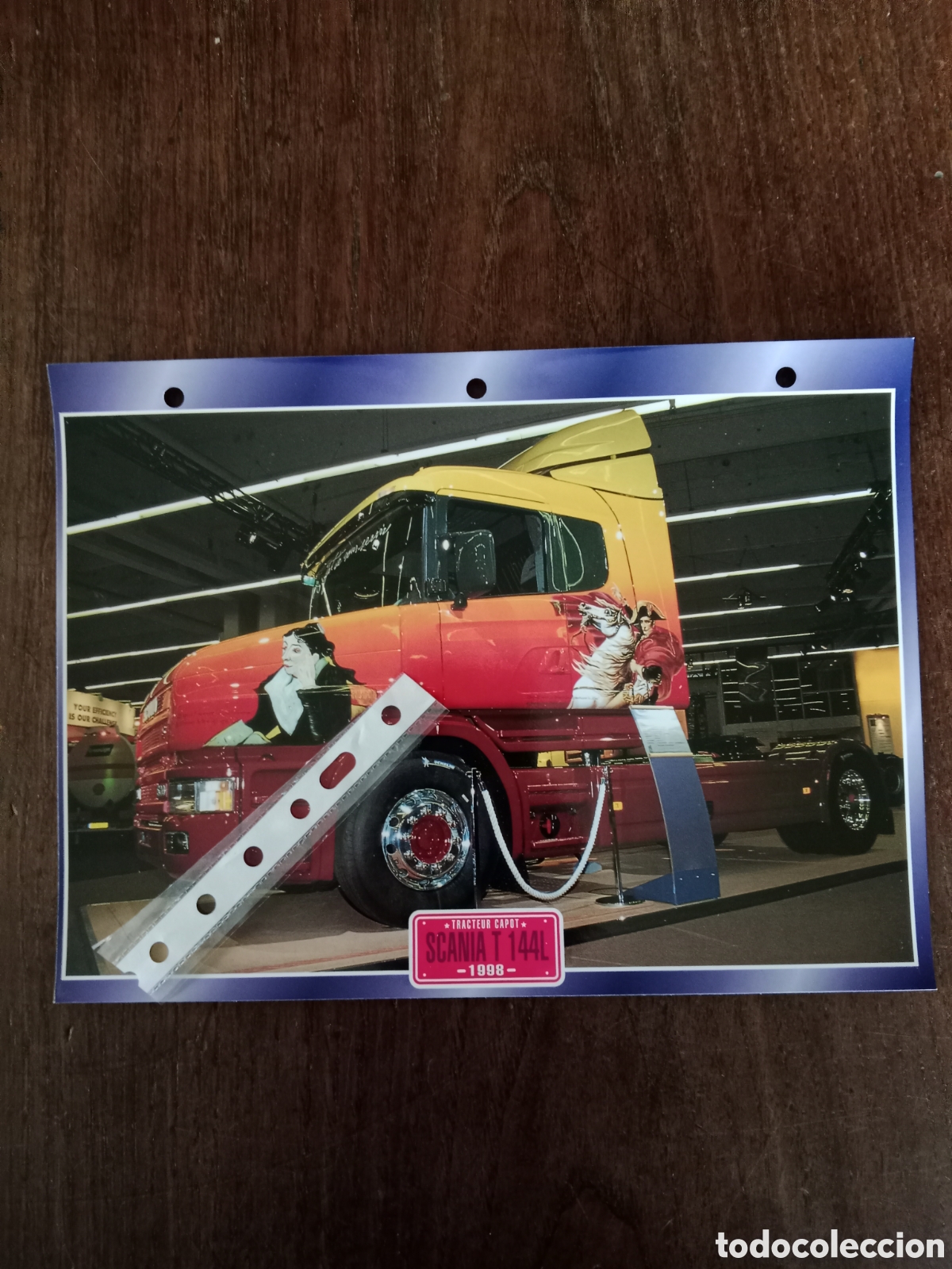 Outros artigos de papel: Ficha cami&oacute;n Scania T 144 L