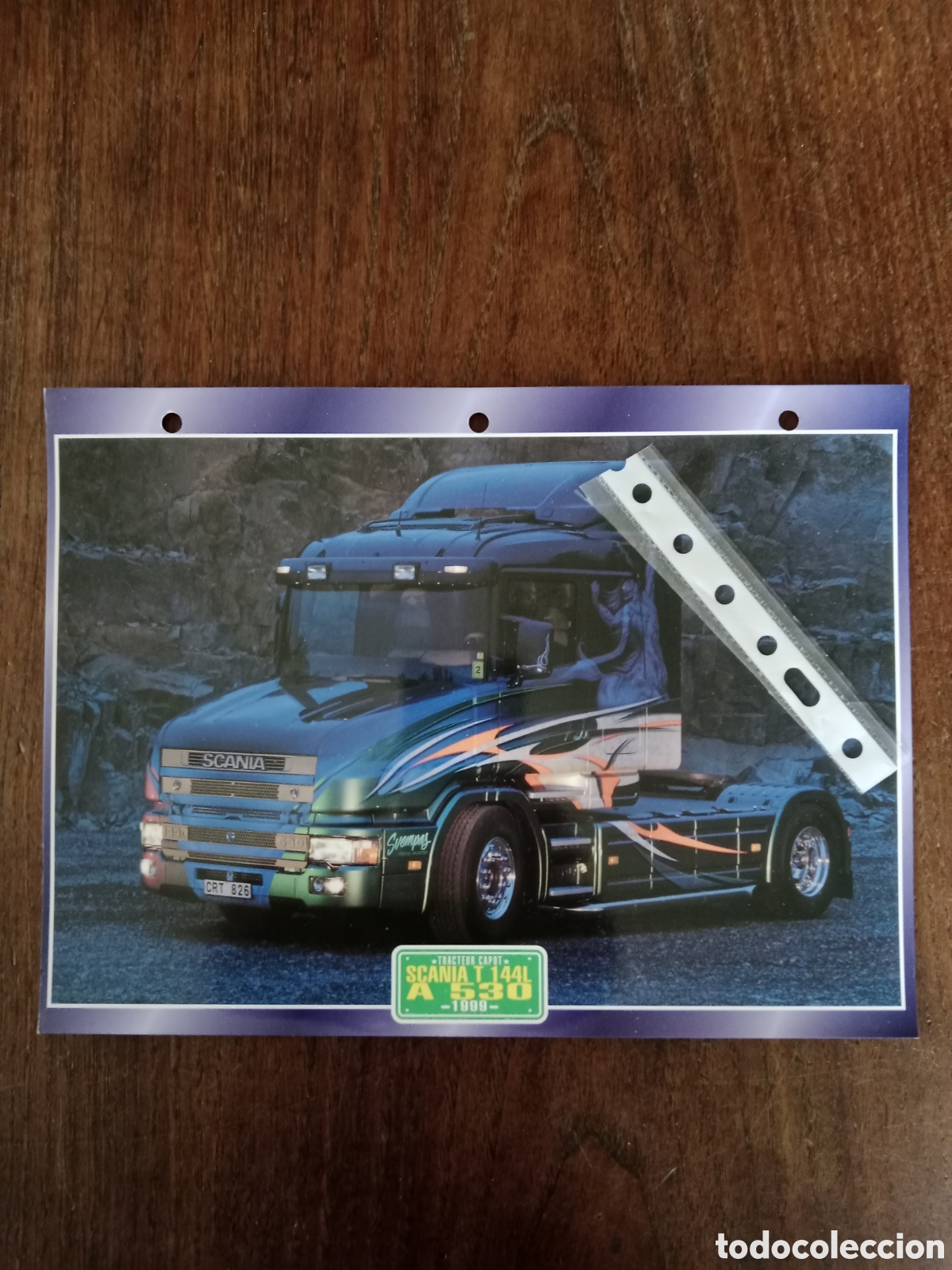 Outros artigos de papel: Ficha cami&oacute;n Scania T 144 L