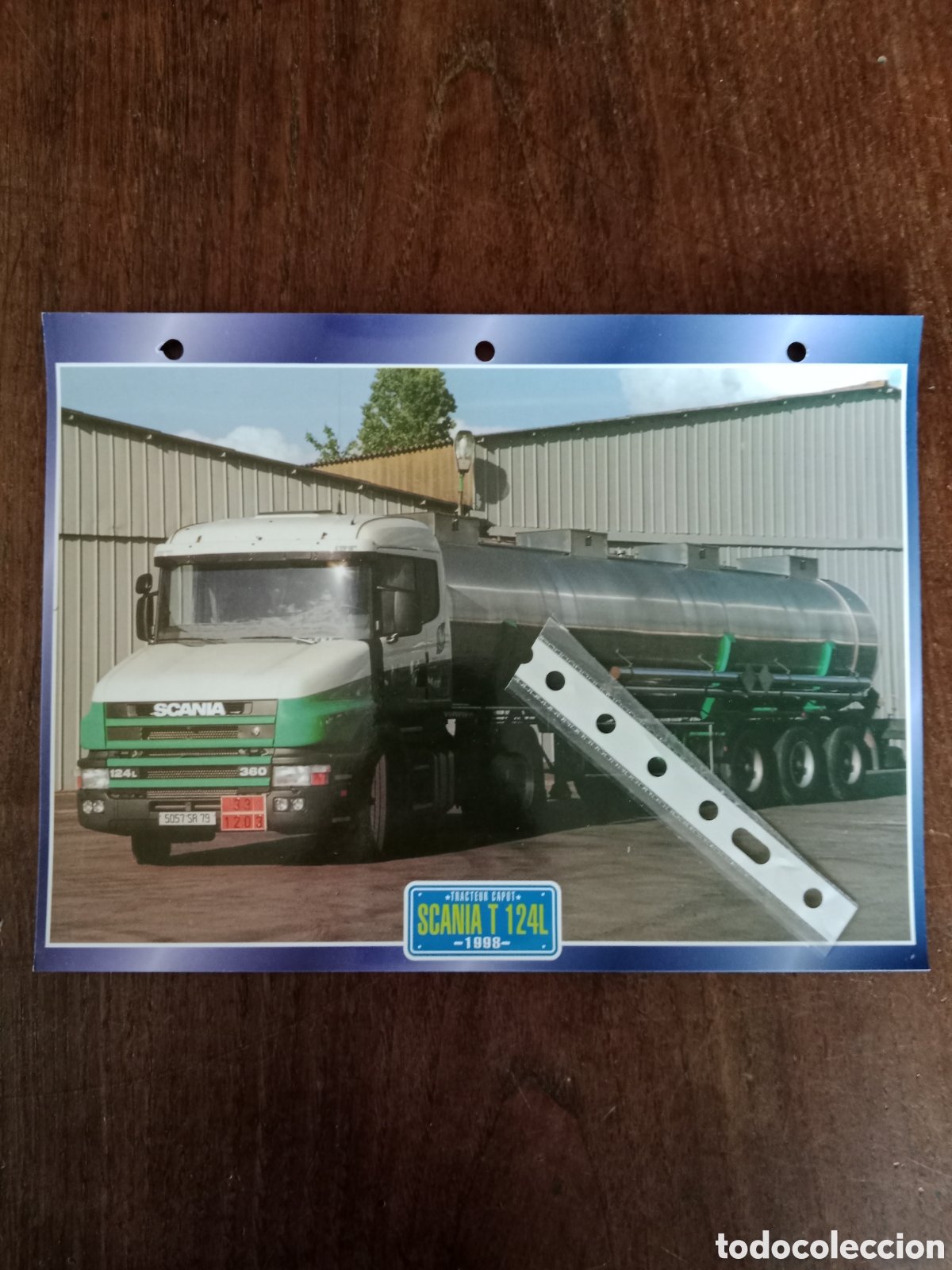 Outros artigos de papel: Ficha cami&oacute;n Scania T 124 L