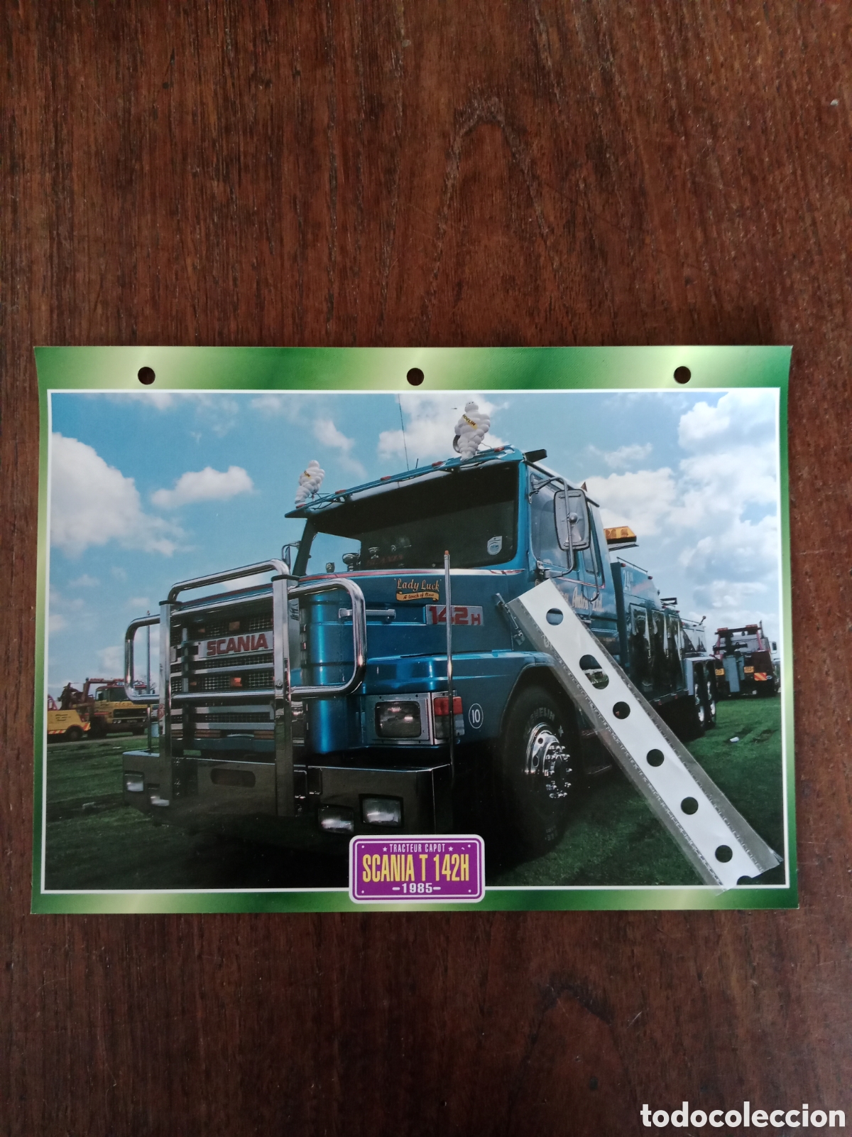 Outros artigos de papel: Ficha cami&oacute;n Scania T 142 H