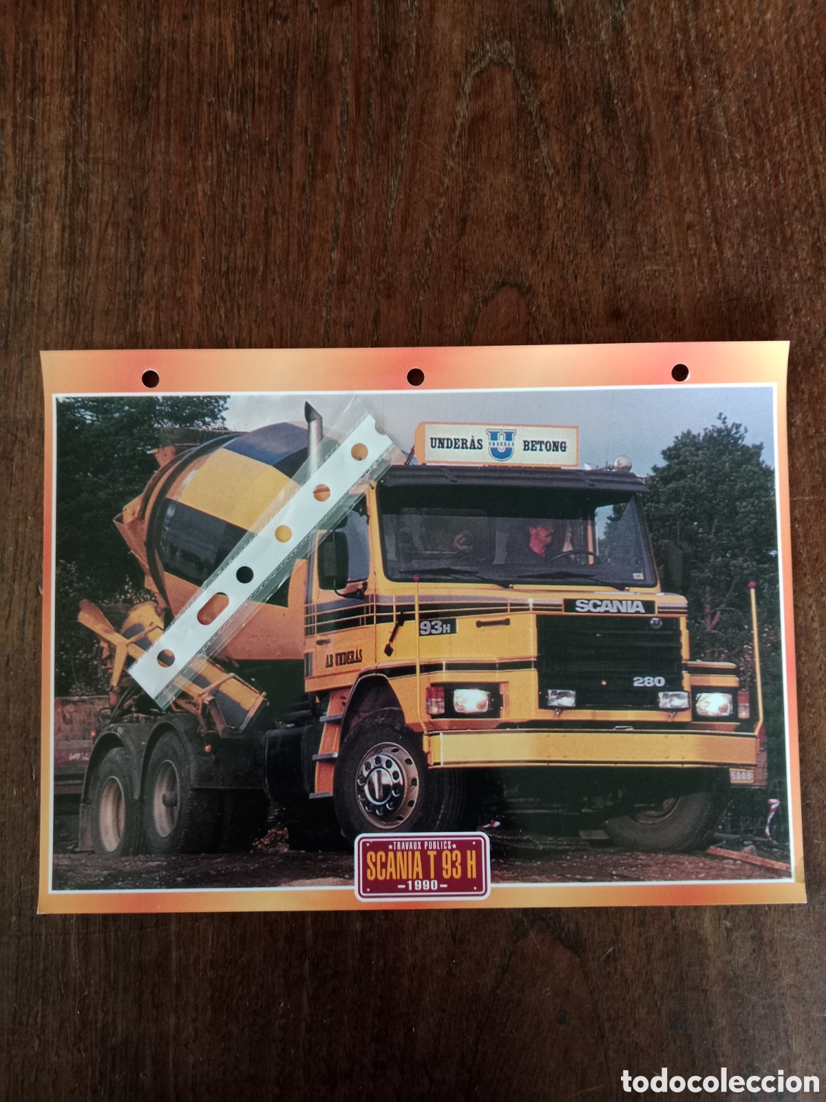 Outros artigos de papel: Ficha cami&oacute;n Scania T 93 H