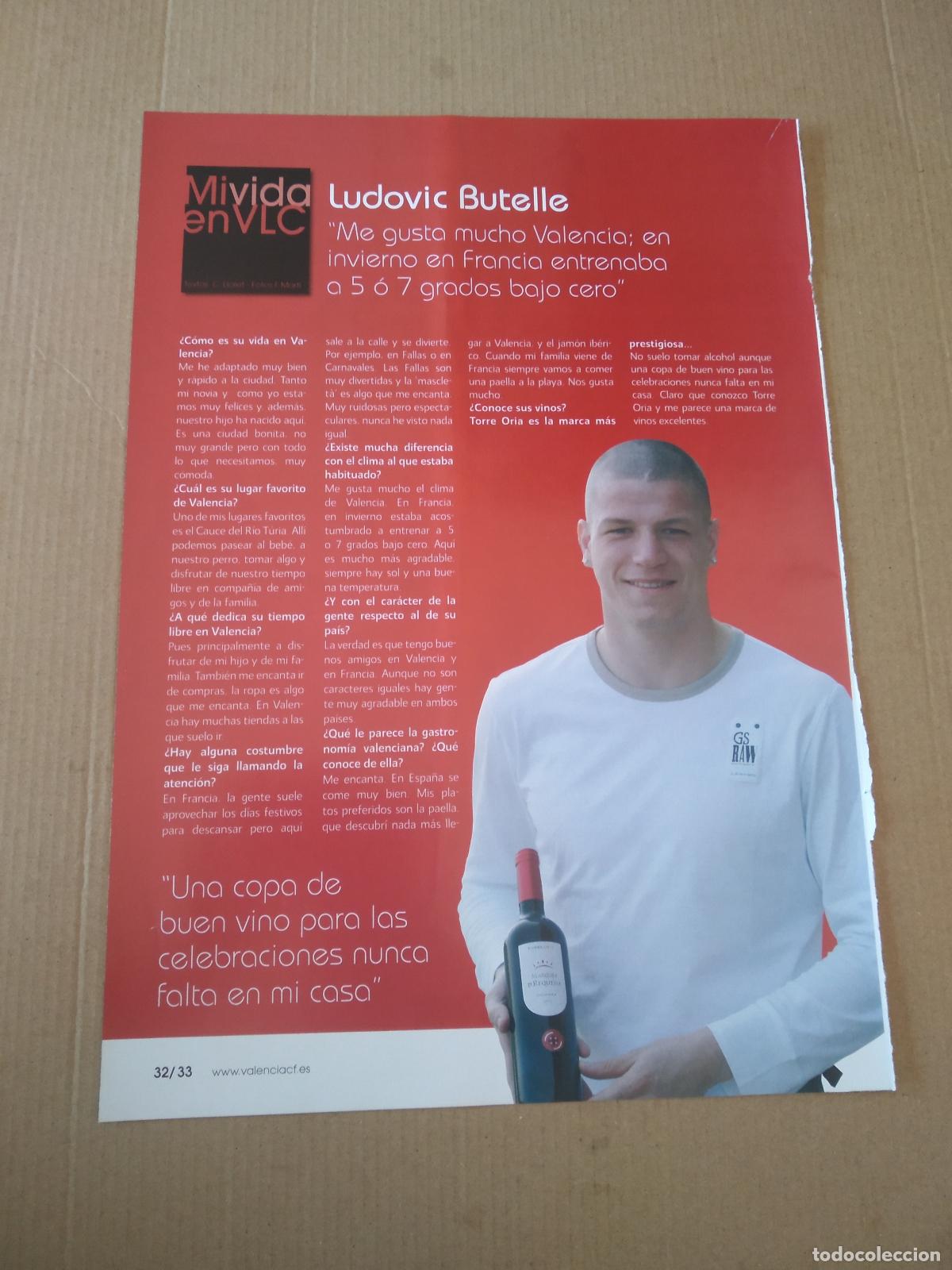 Otros art&iacute;culos de coleccionismo en papel: HOJA REVISTA VALENCIA ENTREVISTA LUDOVIC BUTELLE PUBLICIDAD MAHOU
