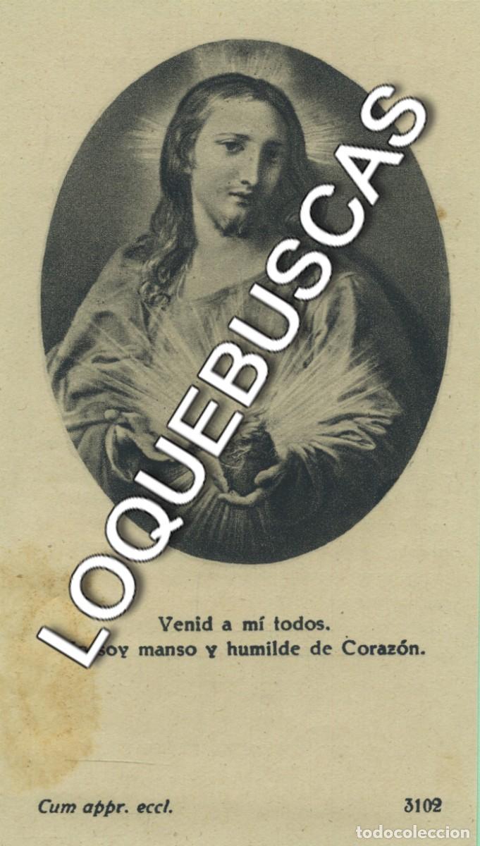 Otros art&iacute;culos de coleccionismo en papel: Estampa &rdquo;Promesas del Sagrado Coraz&oacute;n.
