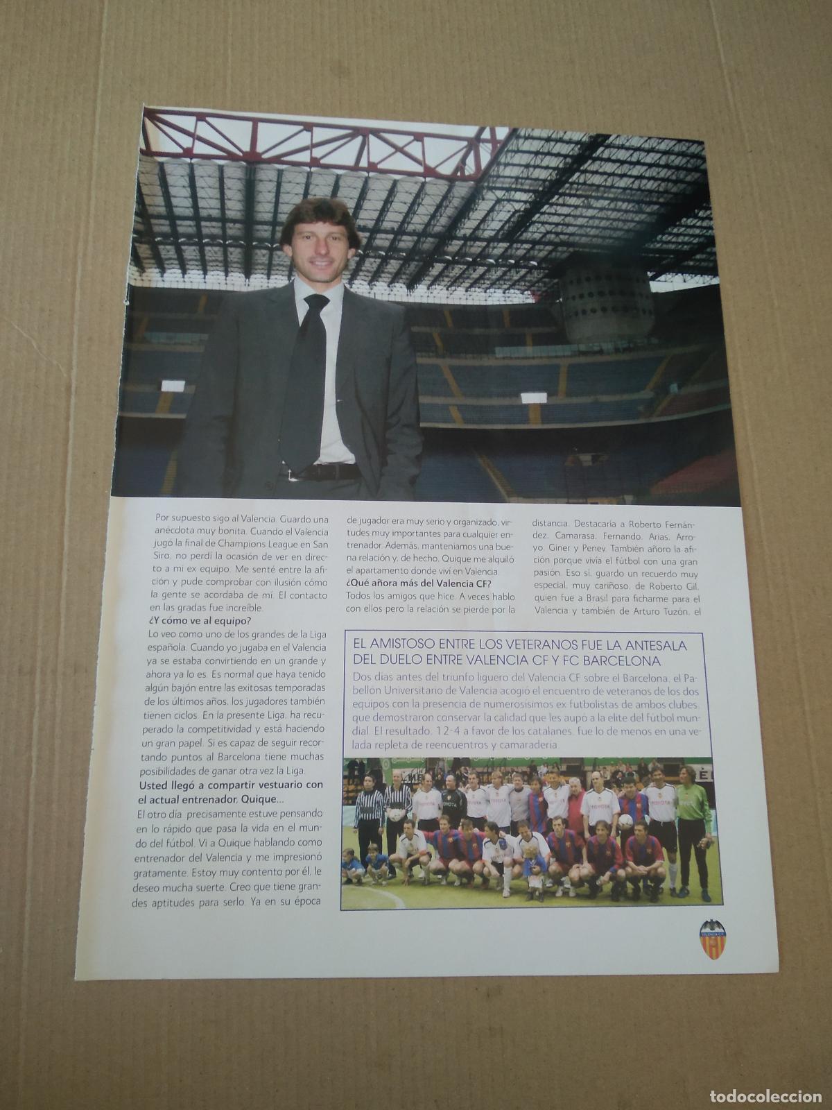 Otros art&iacute;culos de coleccionismo en papel: HOJA REVISTA VALENCIA ENTREVISTA LEONARDO PUBLICIDAD MAHOU