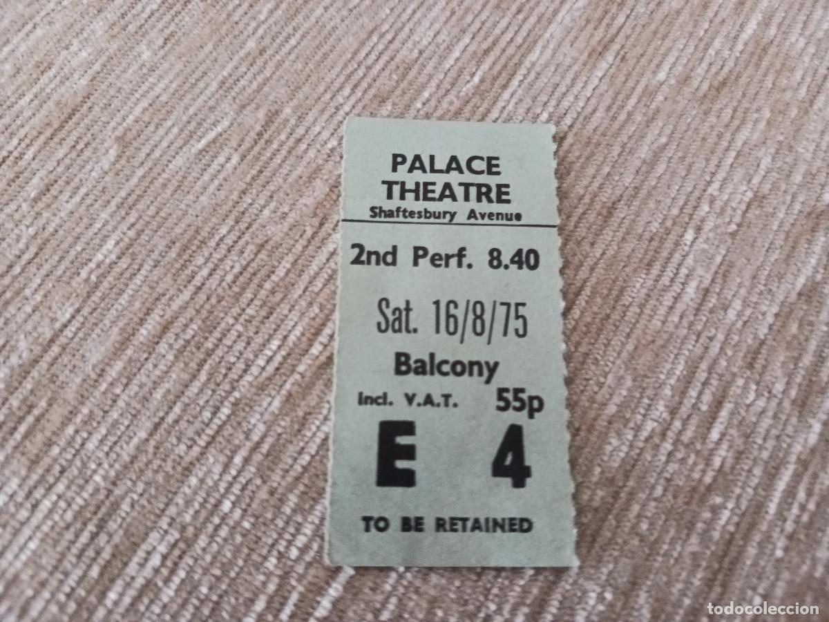 Sammelleidenschaft Andere Papierartikel: entrada palace theatre, jesucristo super star, 1975