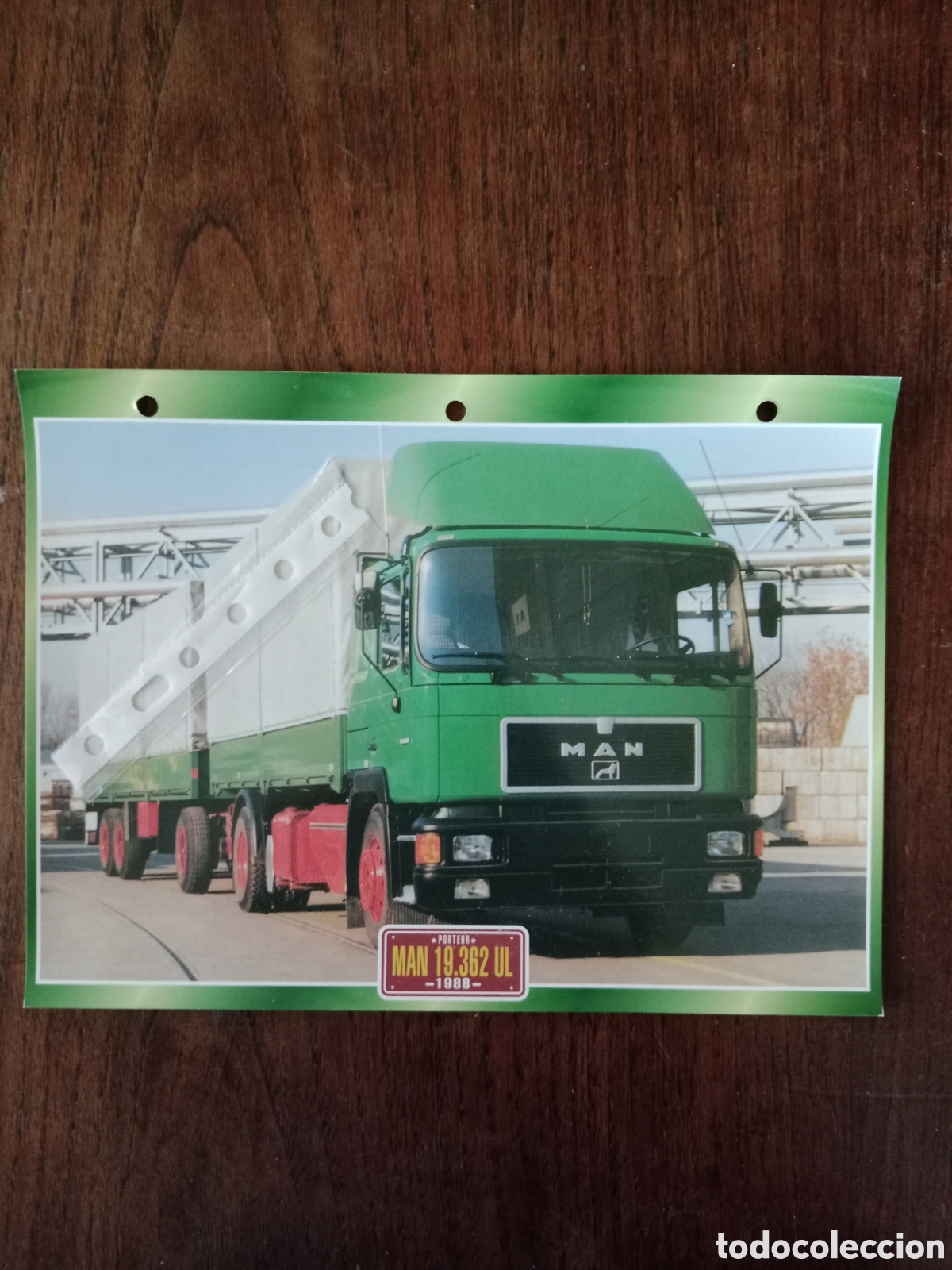 Outros artigos de papel: Ficha cami&oacute;n man 19 362 UL