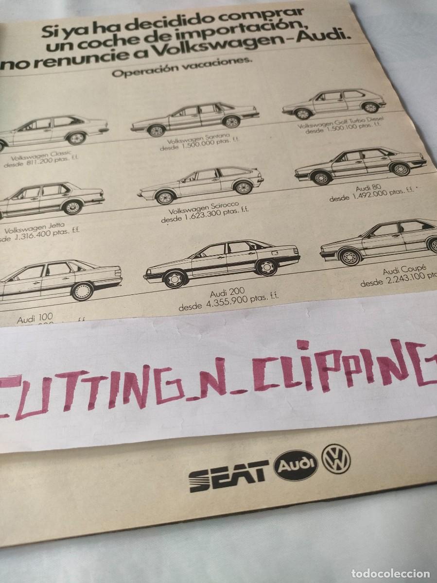 Otros art&iacute;culos de coleccionismo en papel: Clipping_ RI841824 SEAT PUBLICIDAD