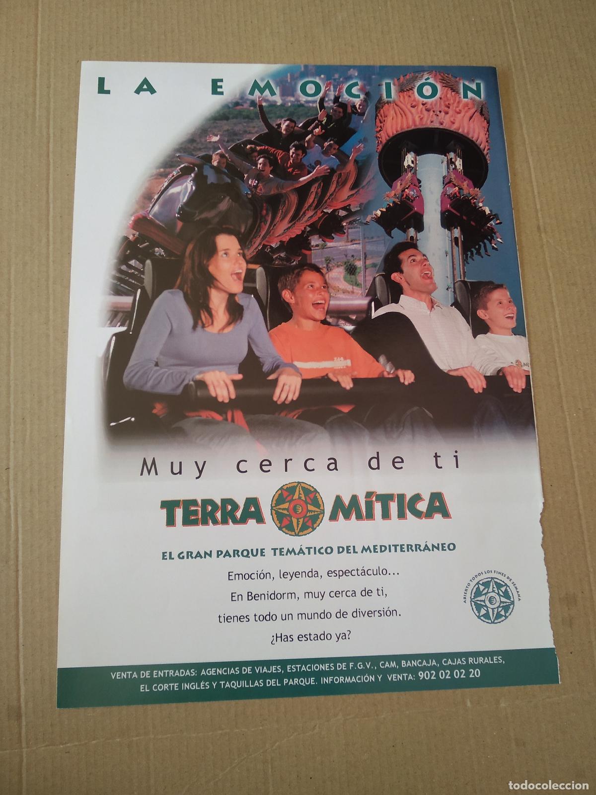 Collectionnisme Papier divers: HOJA REVISTA VALENCIA TERRA MITICA CLASIFICACION FUTBOL SALA