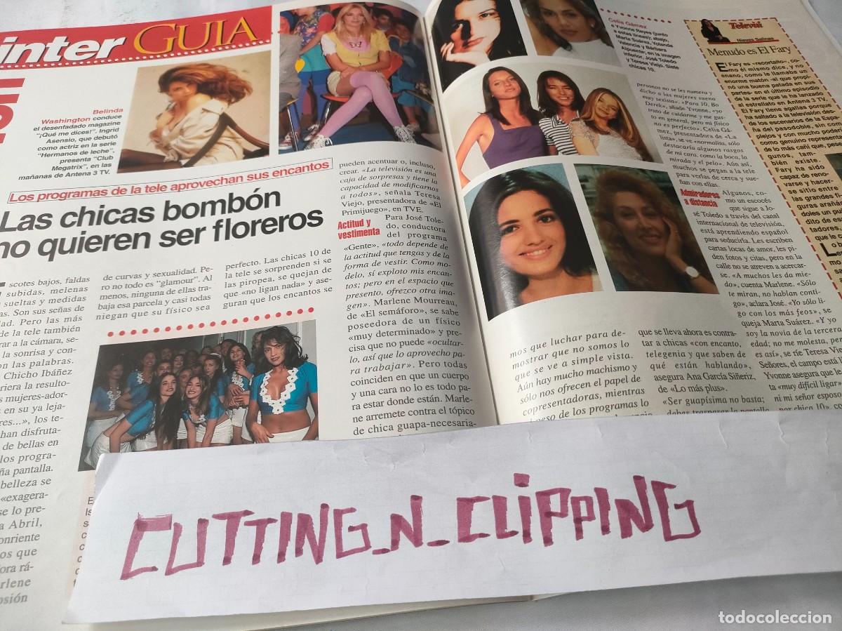 Otros Art&iacute;culos de Coleccionismo en Papel: Clipping_ RI962026 BELINDA WASHINGTON, MAMMA CHICHO, TERESA VIEJO, INGRID ASENSIO
