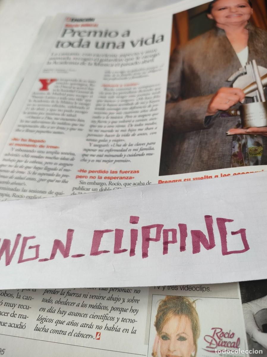 Otros Art&iacute;culos de Coleccionismo en Papel: Clipping_ L050306 ROCIO DURCAL