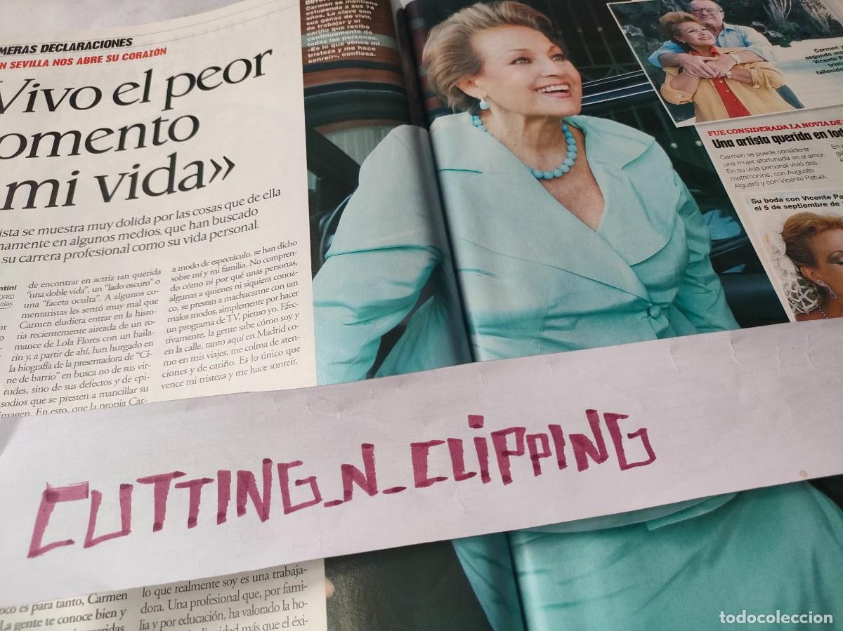 Otros Art&iacute;culos de Coleccionismo en Papel: Clipping_ L052207 CARMEN SEVILLA