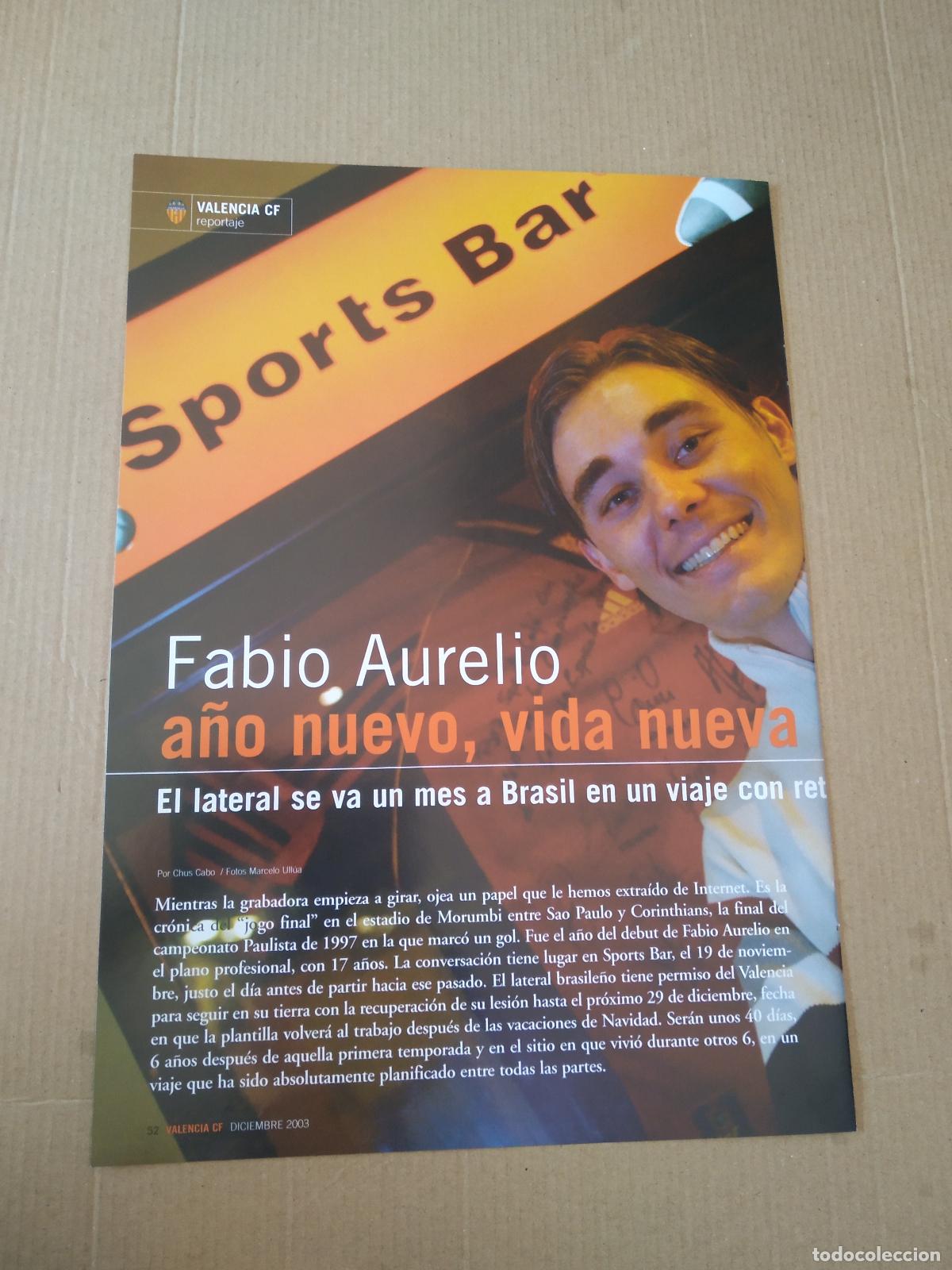 Otros Art&iacute;culos de Coleccionismo en Papel: HOJA REVISTA VALENCIA TIPO POSTER PUBLICIDAD TOYOTA FABIO AURELIO CLUB SIMPATIZANTE