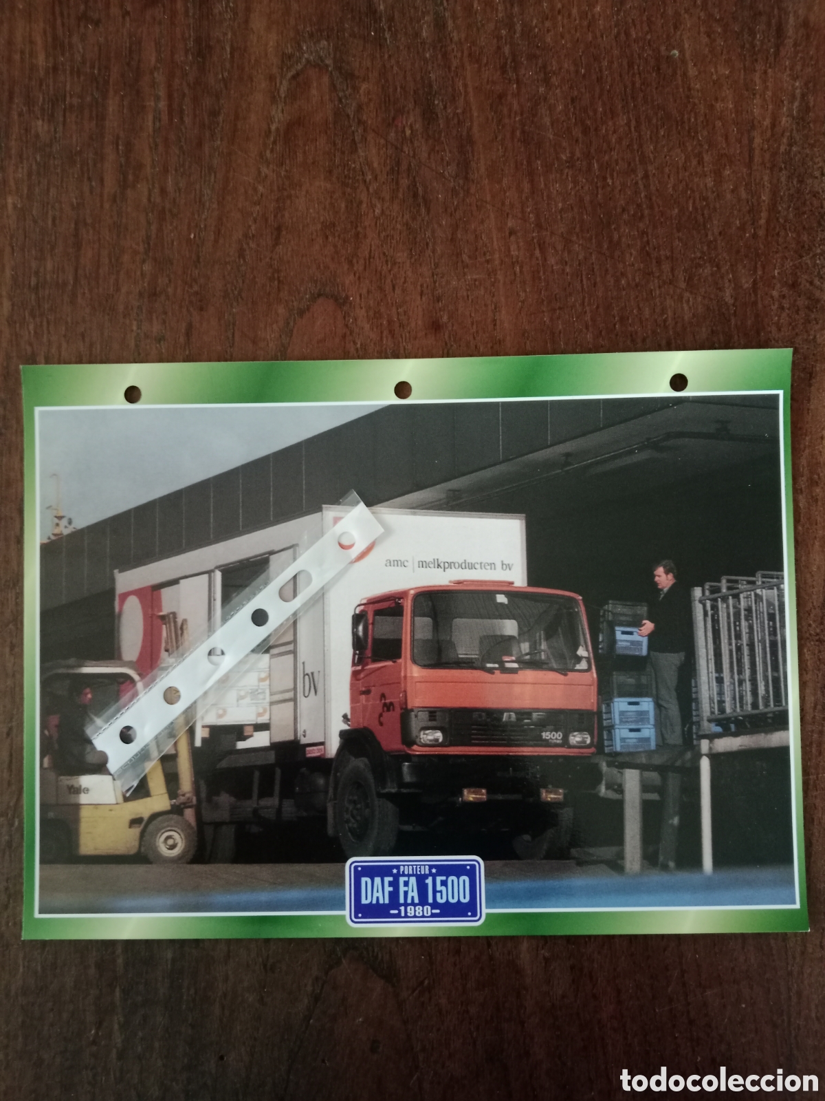 Outros artigos de papel: Ficha cami&oacute;n Daf FA 1500