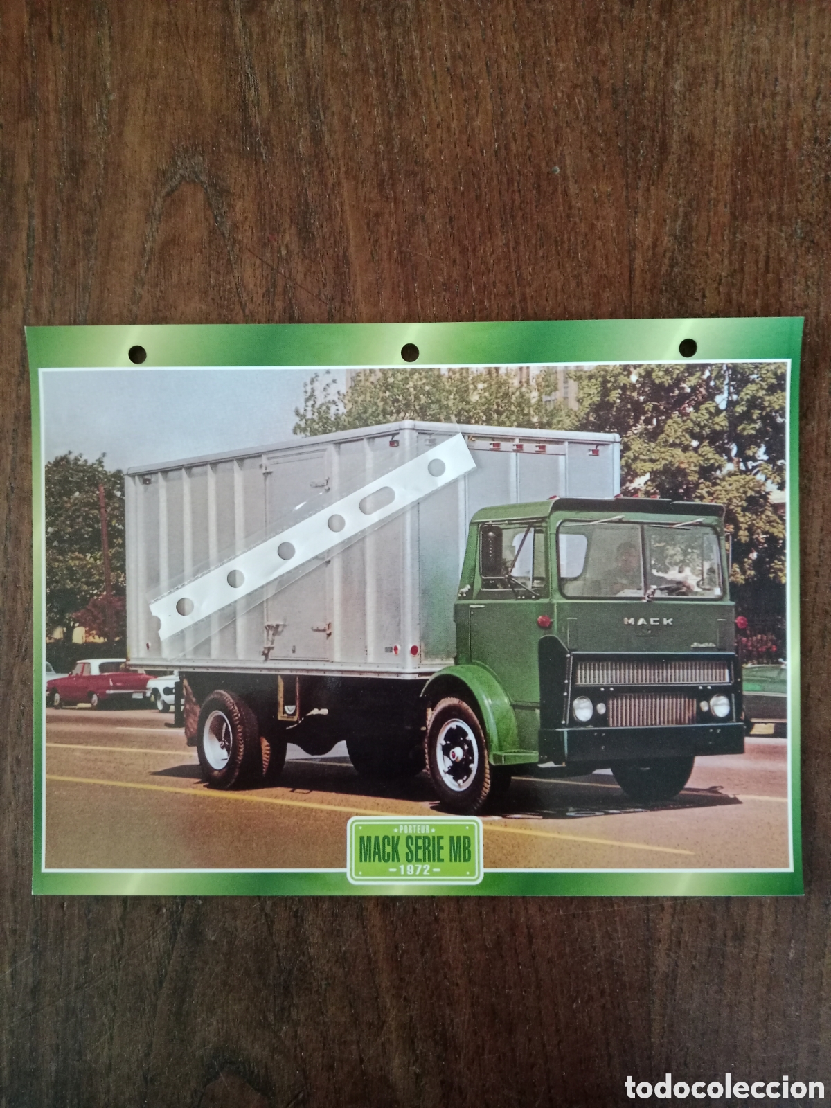 Paper Collecting Others: Ficha cami&oacute;n americano mack Serie MB