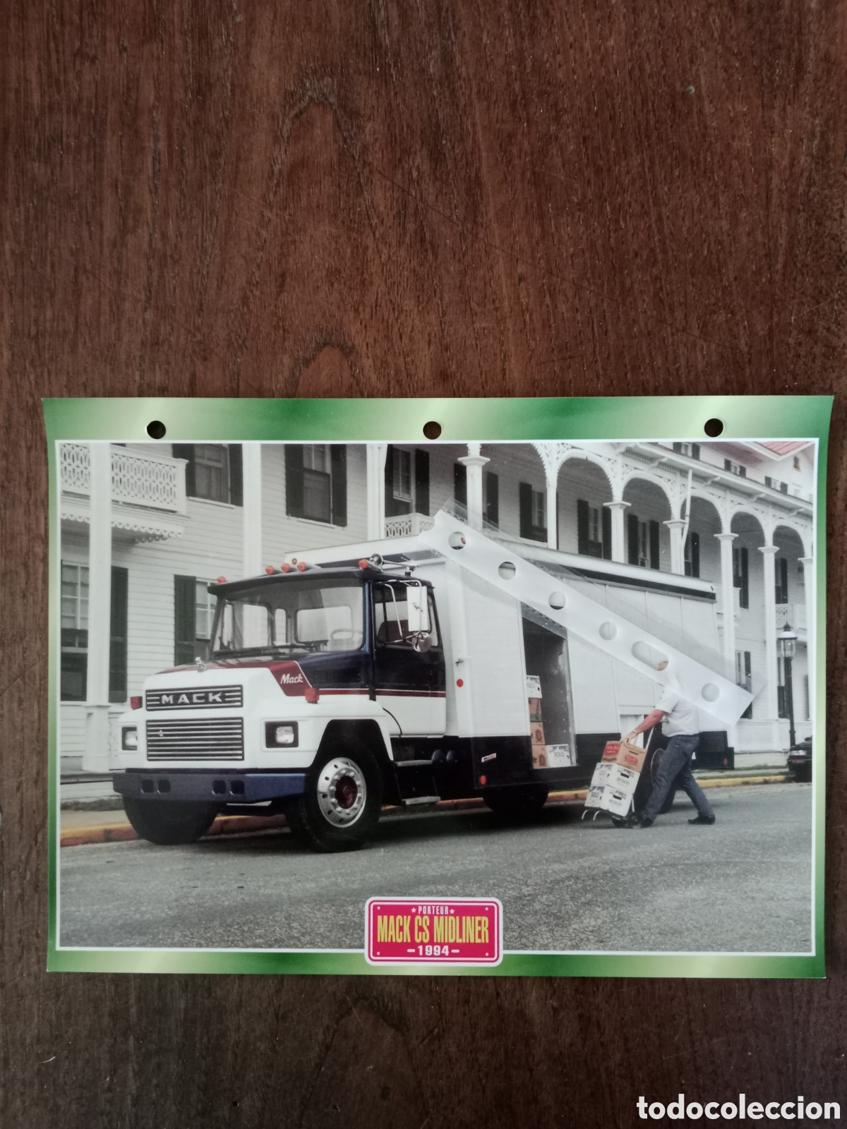Paper Collecting Others: Ficha cami&oacute;n americano mack CS Midliner