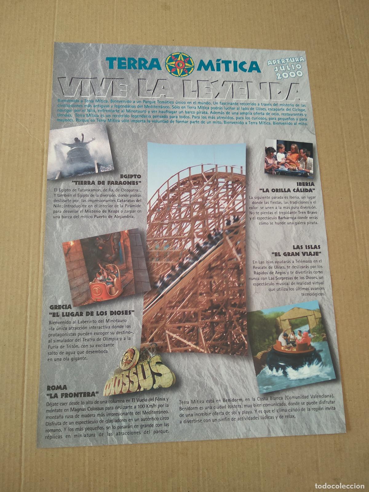 Collectionnisme Papier divers: HOJA REVISTA VALENCIA TERRA MITICA ENTREVISTA FAGIANI