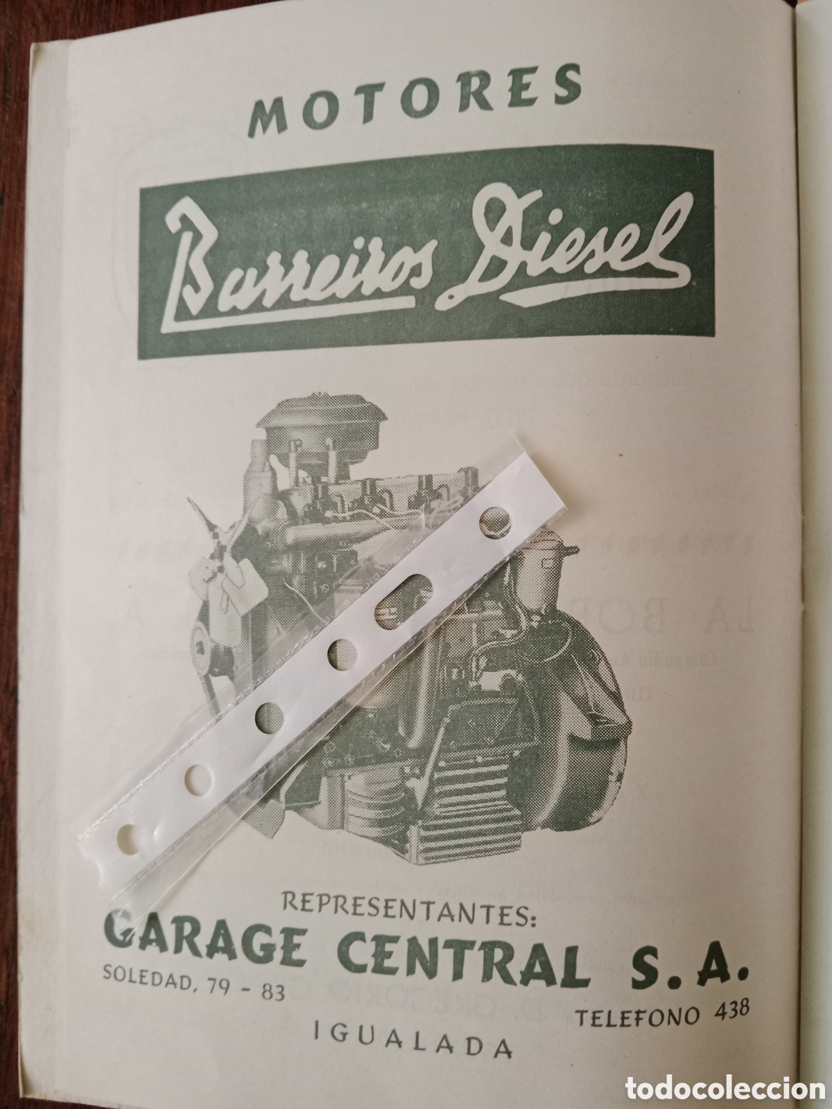 Collectionnisme Papier divers: Publicidad motores Barreiros de 1956 autom&oacute;vil cami&oacute;n