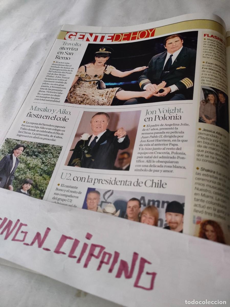 Otros Art&iacute;culos de Coleccionismo en Papel: Clipping_ RS061503 TRAVOLTA, U2, JOHN VOIGHT