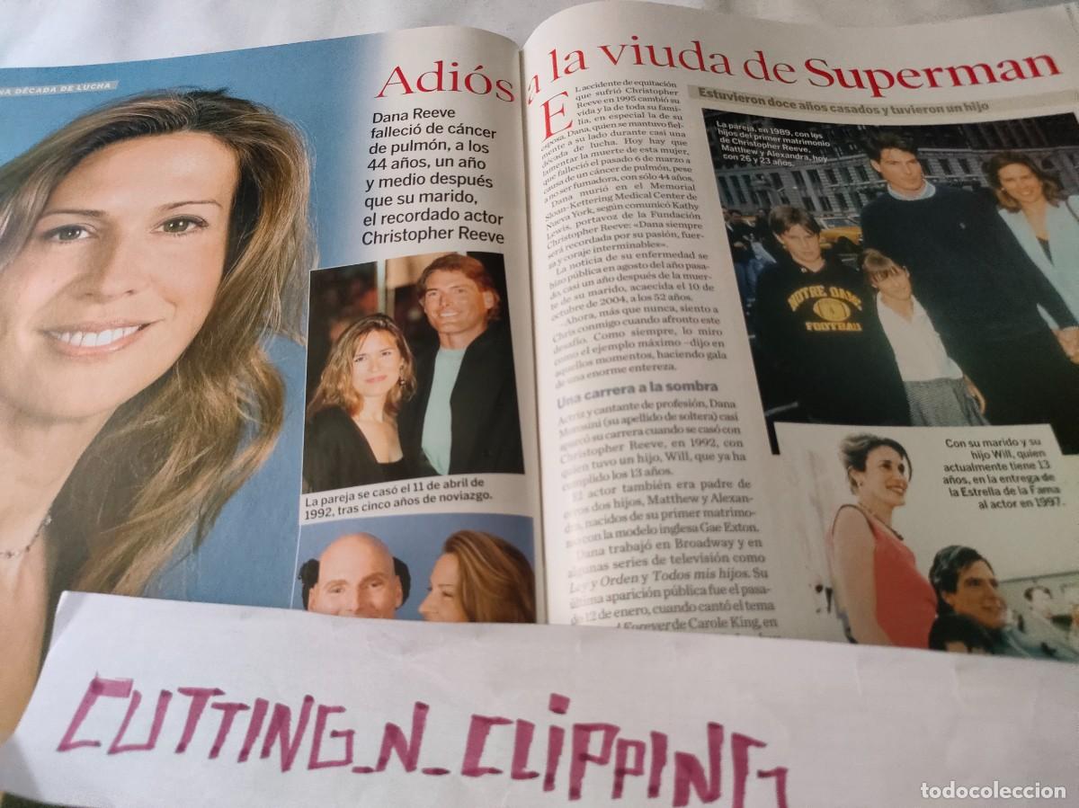 Otros art&iacute;culos de coleccionismo en papel: Clipping_ RS062203 DANA REEVE, MUJER DE SUPERMAN