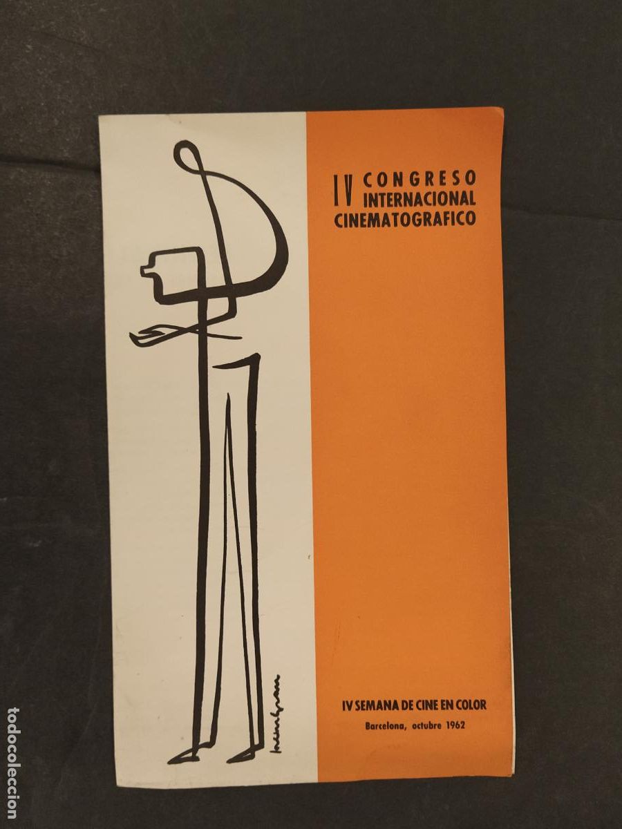 Outros artigos de papel: IV CONGRESO INTERNACIONAL CINEMATOGRAFICO - IV SEMANA DE CINE EN COLOR - A&Ntilde;O 1962 -VER FOTOS