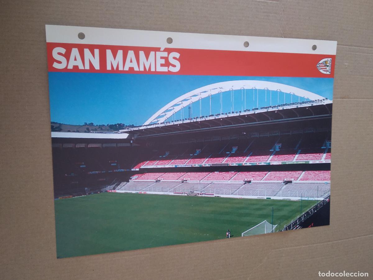 Altri oggetti di carta: LAMINA POSTAL ATHLETIC CLUB BILBAO SAN MAMES ESTADIO CAMPO FUTBOL