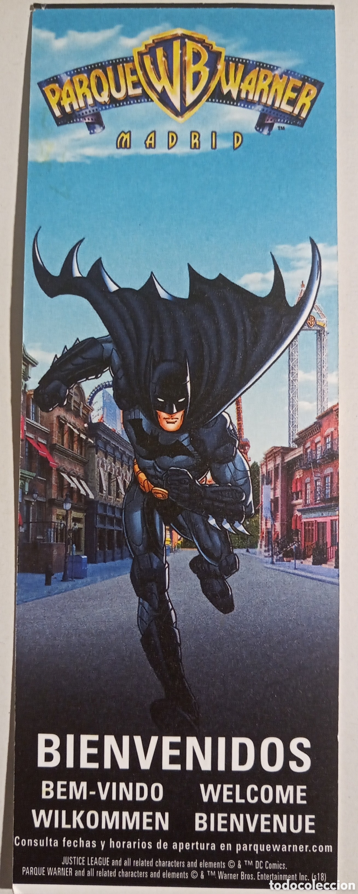 Otros art&iacute;culos de coleccionismo en papel: ENTRADA PARQUE WARNER. MADRID