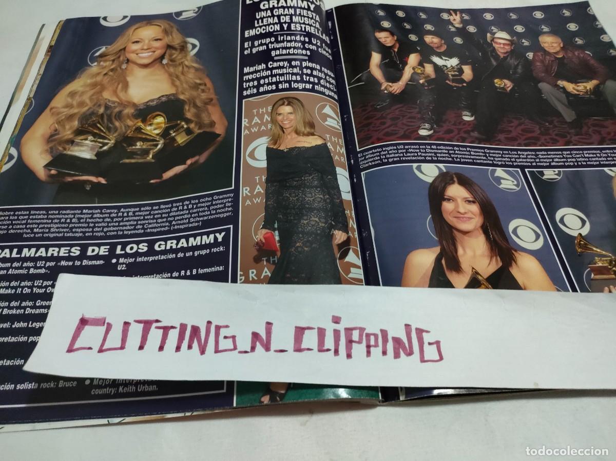 Otros Art&iacute;culos de Coleccionismo en Papel: Clipping_ RH062202 GRAMMY, PAUSINI, MADONNA, CAREY, U2, JAY Z,