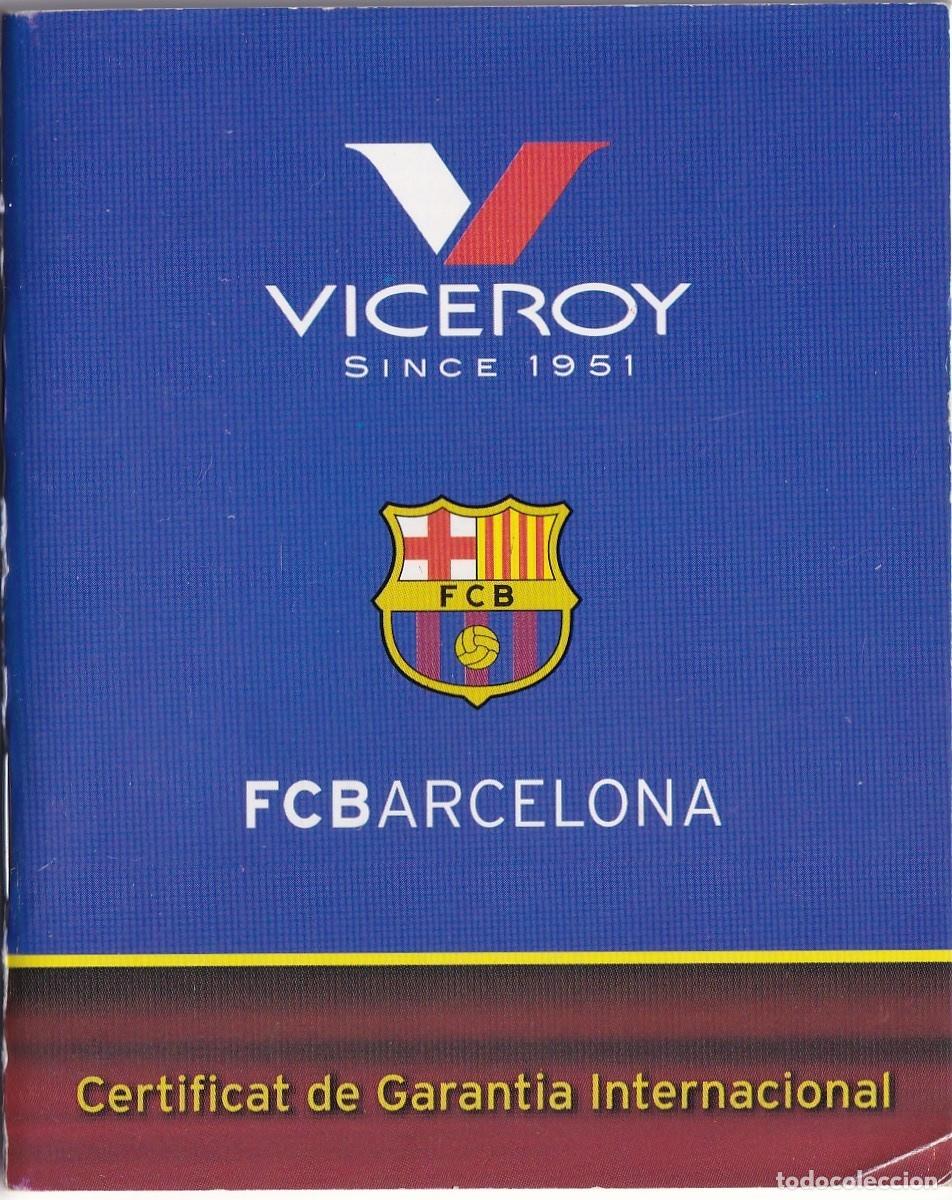 Otros Art&iacute;culos de Coleccionismo en Papel: Certificado de Garant&iacute;a Internacional Viceroy - FCBarcelona &middot; Bar&ccedil;a &middot; FCB Barcelona