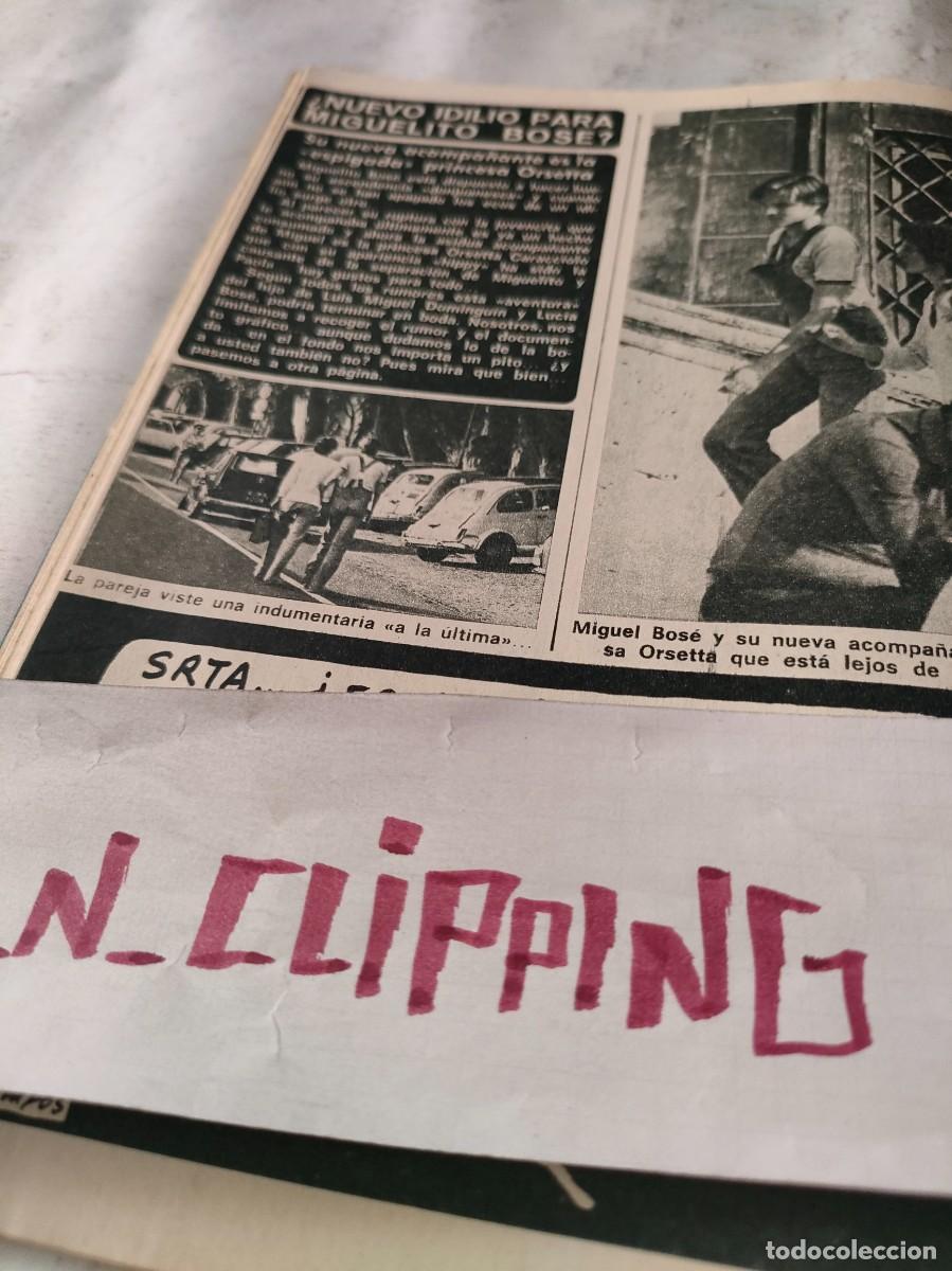 Otros Art&iacute;culos de Coleccionismo en Papel: Clipping_ CH7618 MIGUEL BOSE