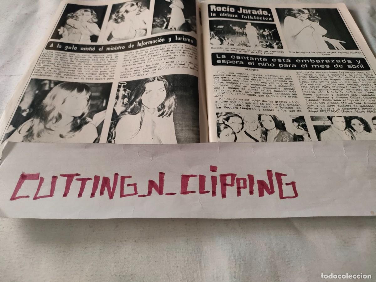 Otros Art&iacute;culos de Coleccionismo en Papel: Clipping_ CH7630 ROCIO JURADO