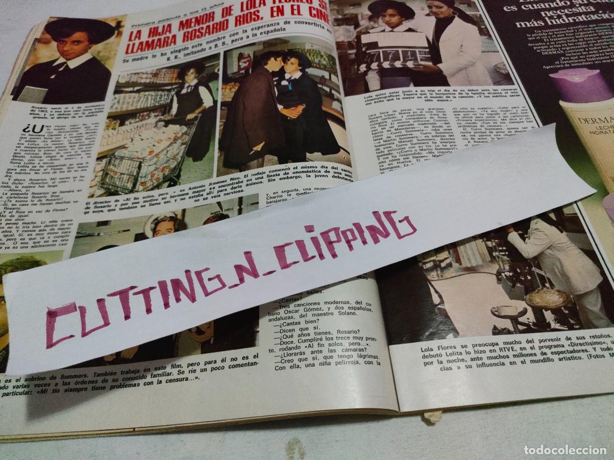 Otros art&iacute;culos de coleccionismo en papel: Clipping_ RL762210 LOLA Y ROSARIO FLORES