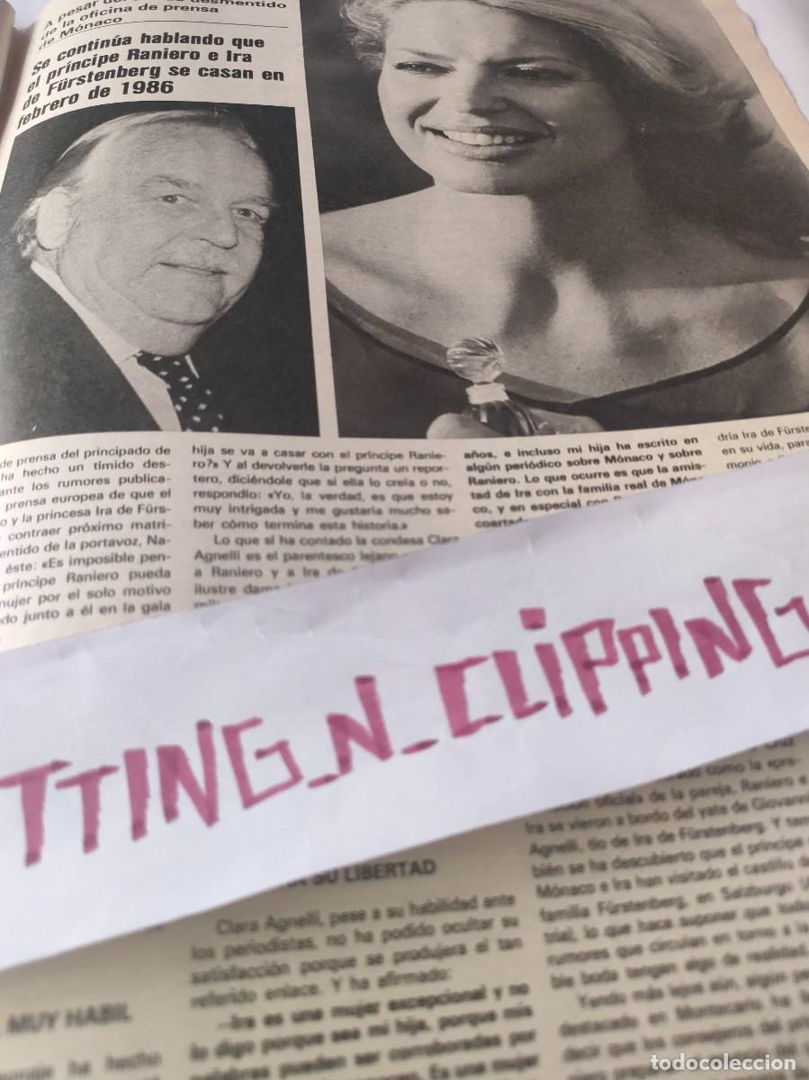 Otros art&iacute;culos de coleccionismo en papel: Clipping_ S851109 IRA FURSTENBERG, JOAN COLLINS,LINDA EVANS