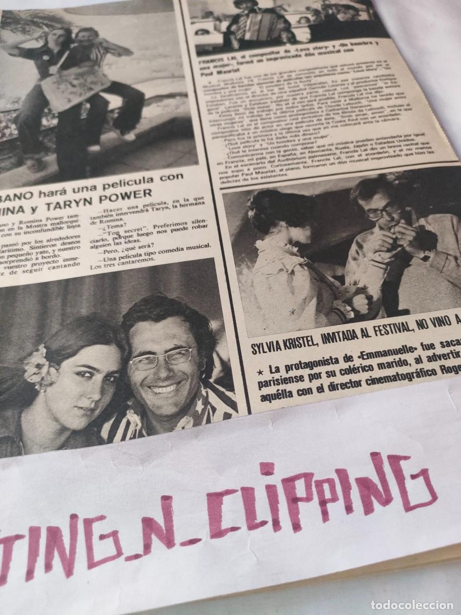 Otros art&iacute;culos de coleccionismo en papel: Clipping_ S762205 SYLVIA KRISTEL, ROMINA, AL BANO, PALOMO LINARES, LOLA FLORES
