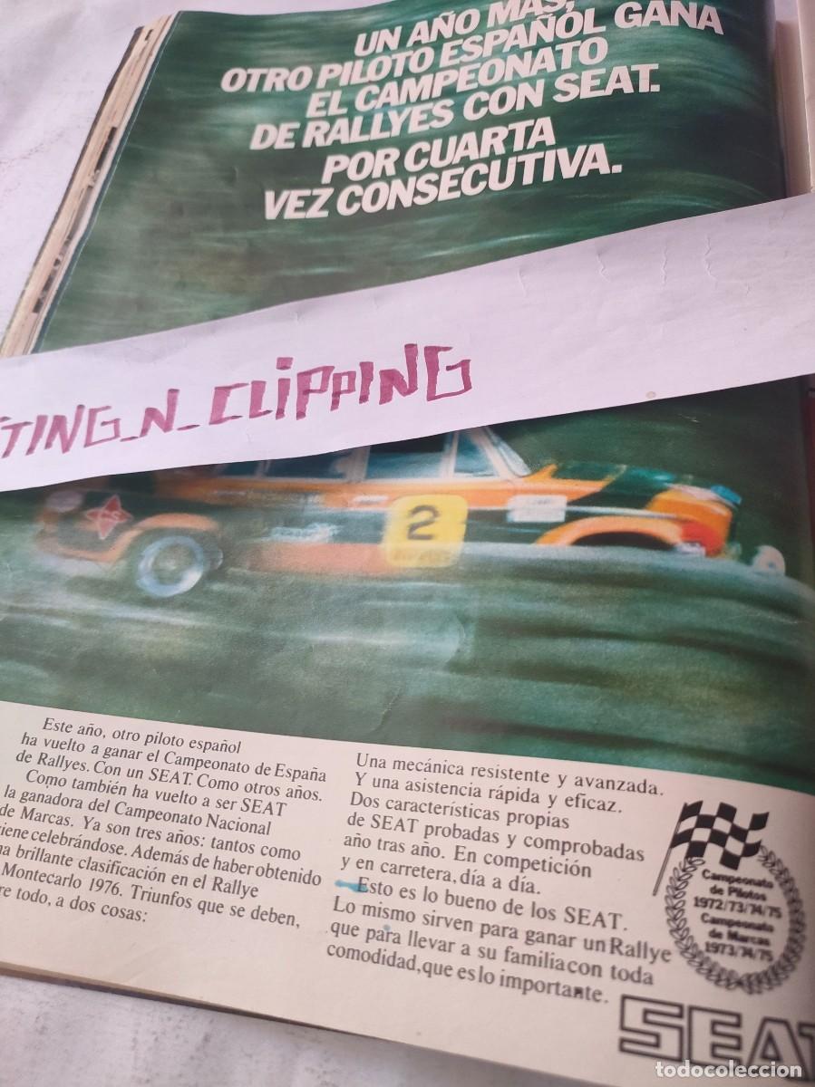 Otros art&iacute;culos de coleccionismo en papel: Clipping_ S762205 RALLIES SEAT PUBLI