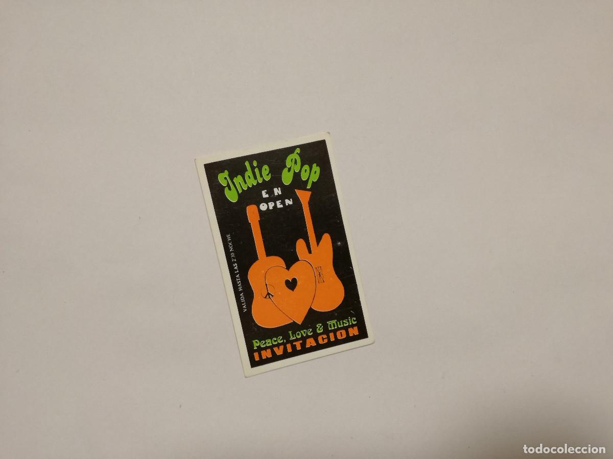 Otros Art&iacute;culos de Coleccionismo en Papel: FLYER ENTRADA INVITACION - DISCOTECA OPEN