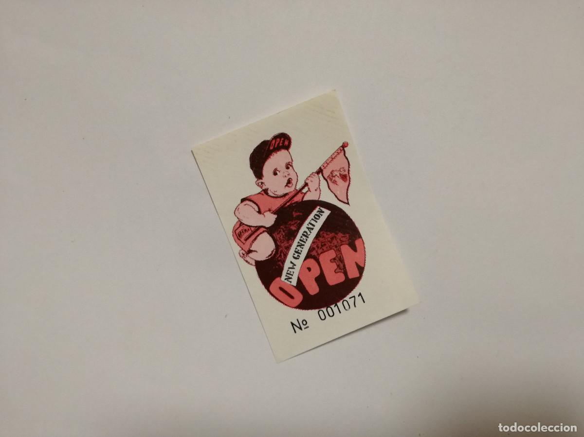 Otros Art&iacute;culos de Coleccionismo en Papel: FLYER ENTRADA INVITACION - DISCOTECA OPEN