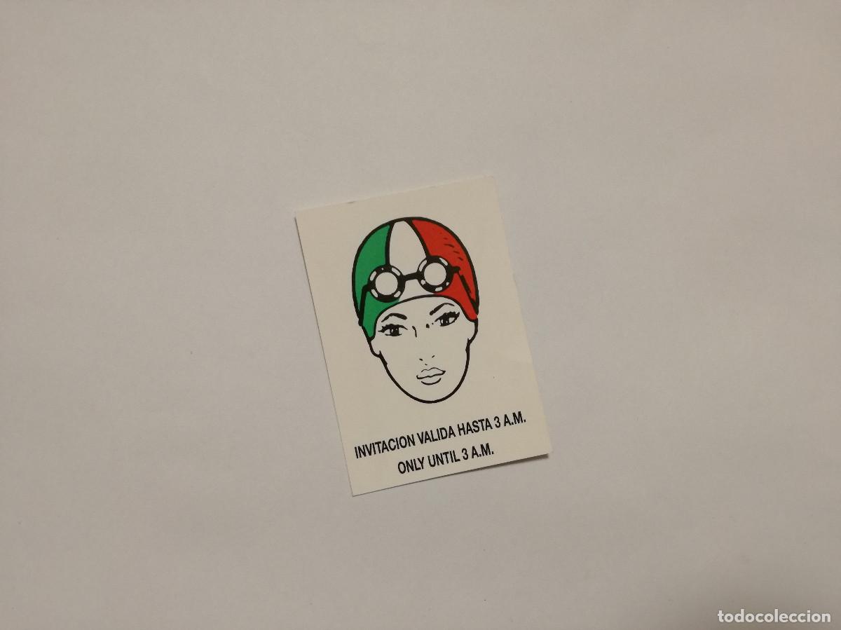 Otros Art&iacute;culos de Coleccionismo en Papel: FLYER ENTRADA INVITACION - DISCOTECA VE BENE