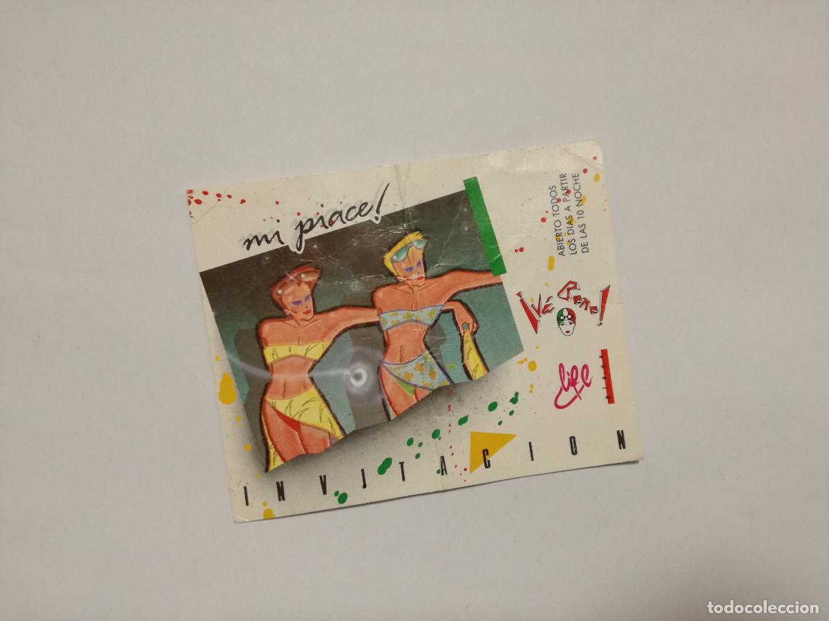 Otros Art&iacute;culos de Coleccionismo en Papel: FLYER ENTRADA INVITACION - DISCOTECA VE BENE
