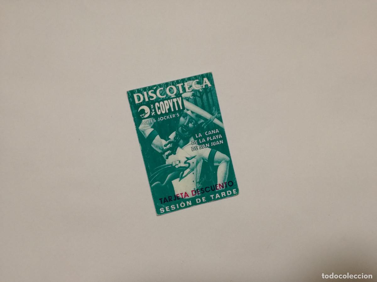 Otros Art&iacute;culos de Coleccionismo en Papel: FLYER ENTRADA INVITACION - DISCOTECA COPYTY