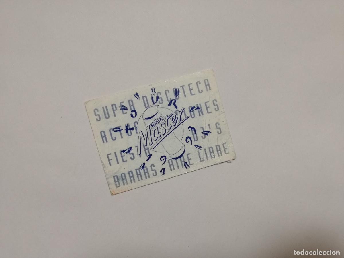 Otros Art&iacute;culos de Coleccionismo en Papel: FLYER ENTRADA INVITACION - DISCOTECA MASTER TOUR 93 AQUAPARK OCTOPUS