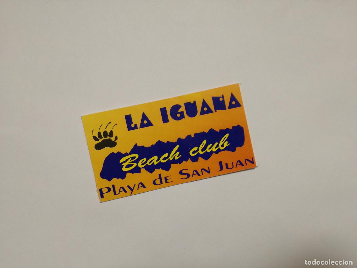 Otros Art&iacute;culos de Coleccionismo en Papel: FLYER ENTRADA INVITACION - FOLLETO DIPTICO DISCOTECA PUB LA IGUANA