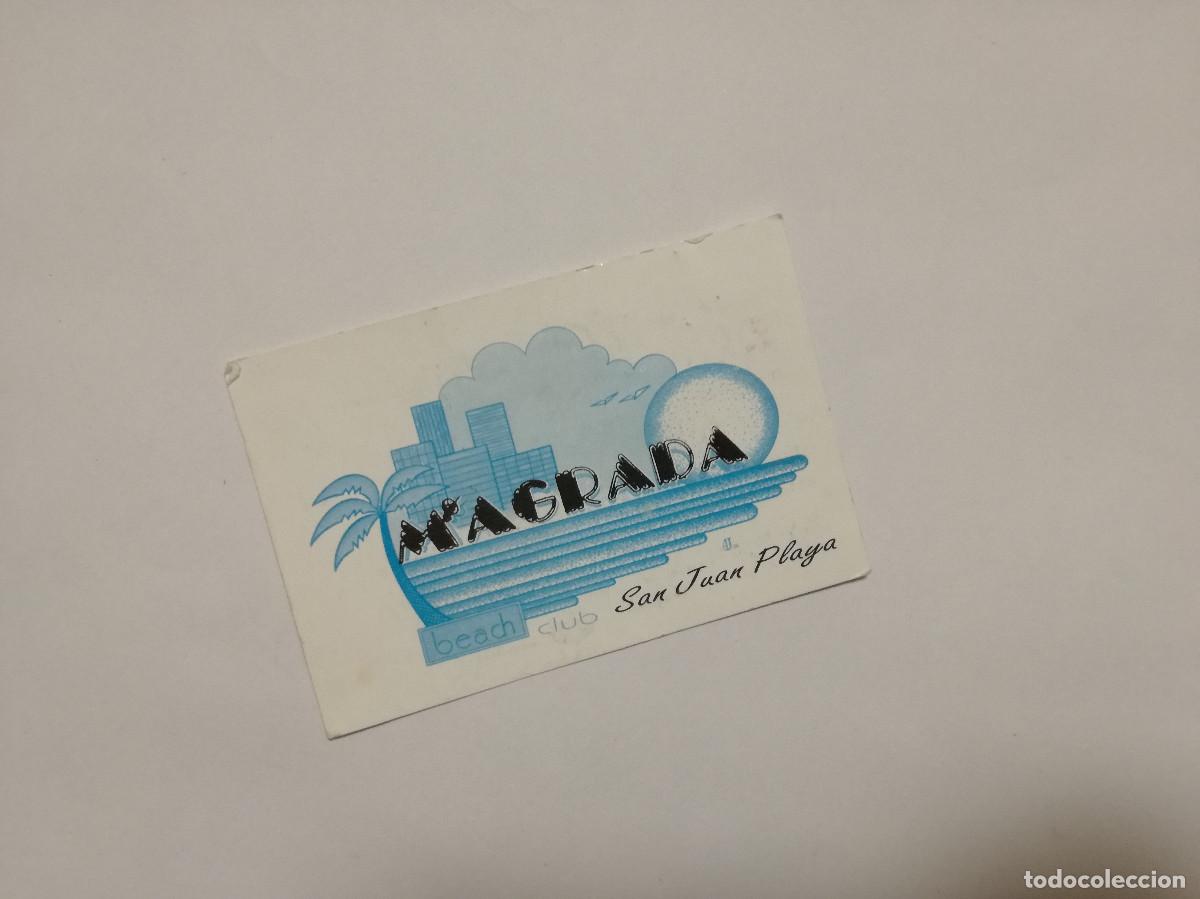 Otros Art&iacute;culos de Coleccionismo en Papel: FLYER ENTRADA INVITACION - DISCOTECA MAGRADA