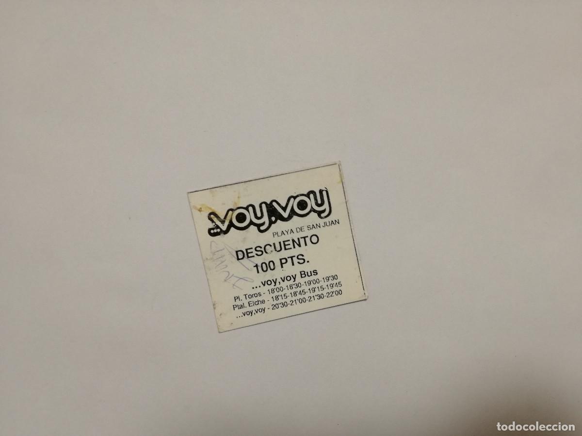 Otros Art&iacute;culos de Coleccionismo en Papel: FLYER ENTRADA INVITACION - DISCOTECA VOY VOY