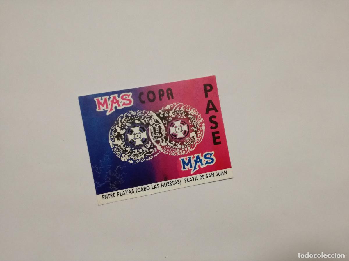 Otros Art&iacute;culos de Coleccionismo en Papel: FLYER ENTRADA INVITACION - DISCOTECA MAS Y MAS