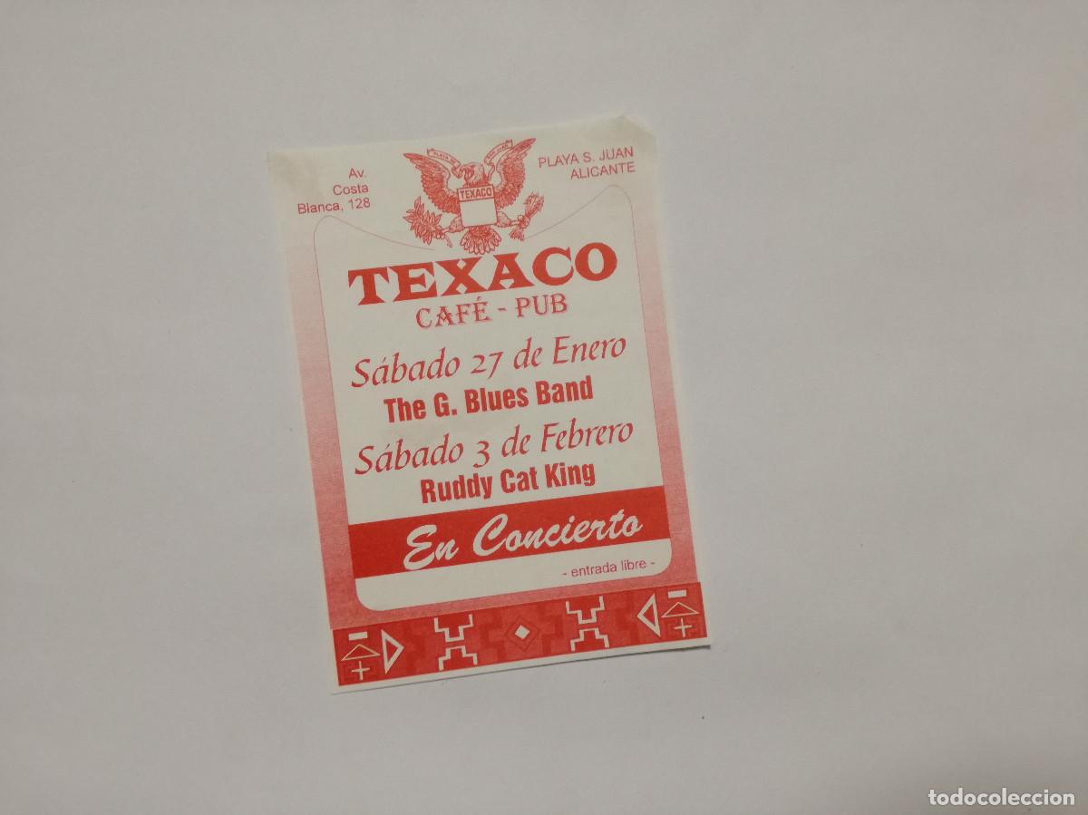 Paper Collecting Others: FLYER ENTRADA INVITACION - FOLLETO DISCOTECA PUB TEXACO