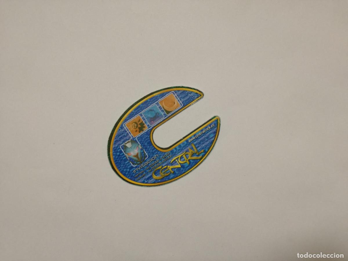 Otros Art&iacute;culos de Coleccionismo en Papel: FLYER ENTRADA INVITACION - DISCOTECA CENTRAL ROCK